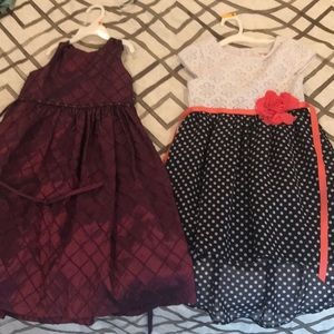 2 girls dresses - size 6